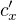 $c_{x}'$