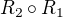 $R_2\circ R_1$