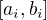 $[a_i,b_i]$