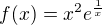 kopírovat do textarea $f(x)=x^{2}e^{\frac{1}{x}}$