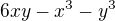 $6xy - x^{3}-y^{3}$