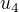 $u_{4}$