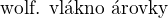 $\text{wolf. vl�kno ��rovky}$