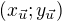 $(x_{\vec u};y_{\vec u})$