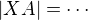 $|XA| = \cdots$