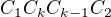 $C_1C_kC_{k-1}C_2$