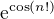 $\mathrm{e}^{\cos (n!)}$