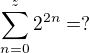 $\sum_{n=0}^{z}2^{2n}=?$