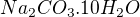 $Na_{2}CO_{3}.10 H_{2}O$