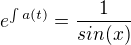 kopírovat do textarea $e^{\int{a(t)}}=\frac{1}{sin(x)}$