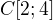 $C[2;4]$