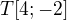 $T[4;-2]$