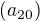 $(a_{20})$