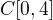 $C[0,4]$