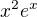 $x^2e^x$