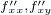 $_{f''_{xx}, f''_{xy}}$