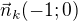 $\vec n_k(-1;0)$