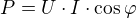 kopírovat do textarea $P = U\cdot I \cdot \cos \varphi$