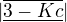 $|\overline{\underline{3-Kc}}|$