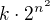 $k\cdot2^{n^2}$