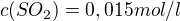 $c(SO_{2})=0,015 mol/l$