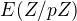 $E(Z/pZ)$