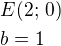 $E(2;\,0)\nlb=1$