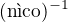 $(\text{n�co})^{-1}$
