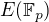 $E(\mathbb{F}_p)$