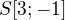 $S [3;-1]$