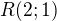 $R(2;1)$