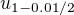 $u_{1-0.01/2}$