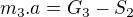 $m_{3}.a=G_{3}-S_{2}$