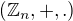 $(\mathbb{Z}_n,+,.)$