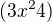 $(3x^24)$