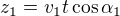 kopírovat do textarea $z_1=v_1t\cos\alpha_1$