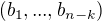 $(b_1,...,b_{n-k})$