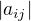 $| a_{ij} |$