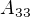 $A_{33}$