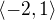 $\langle -2, 1\rangle$