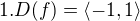 kopírovat do textarea $1. D(f) = \langle-1,1\rangle$