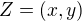 $Z=(x,y)$