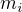 $m_{i}$