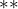 $**$
