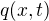 $q(x,t)$