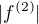 $|f^{(2)}|$