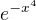 $e^{-x^4}$