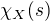 $\chi_X(s)$