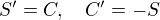 $S'=C,\quad C'=-S$