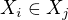 $X_i\in X_j$